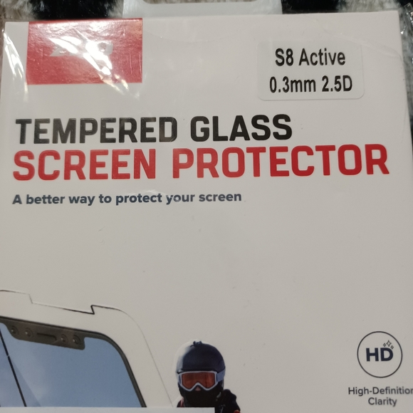 S8 Active Tempered Glass Protector - Picture 2 of 3